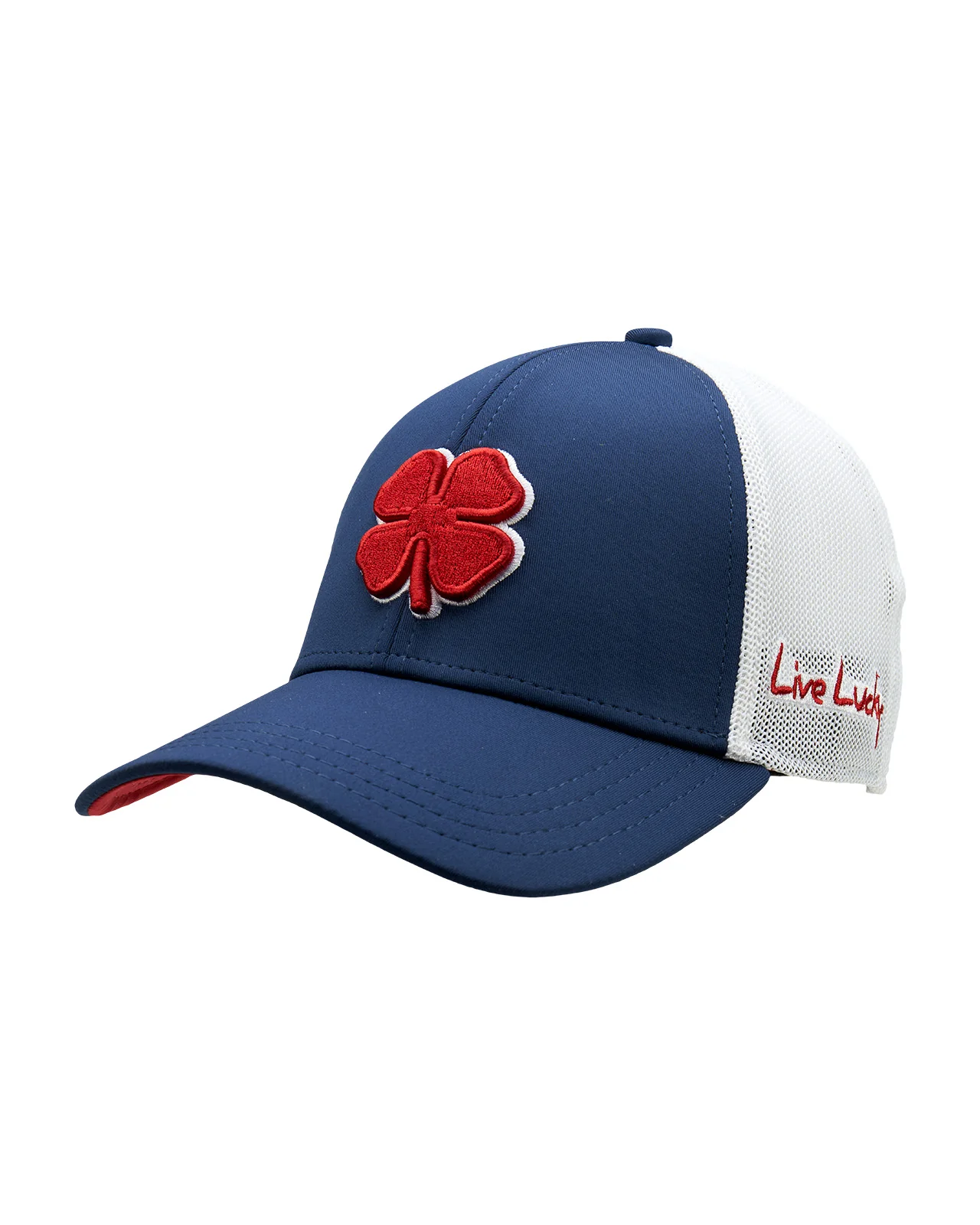 Premium Clover 70 Blue Fitted Performance Mesh Hat - Image 5