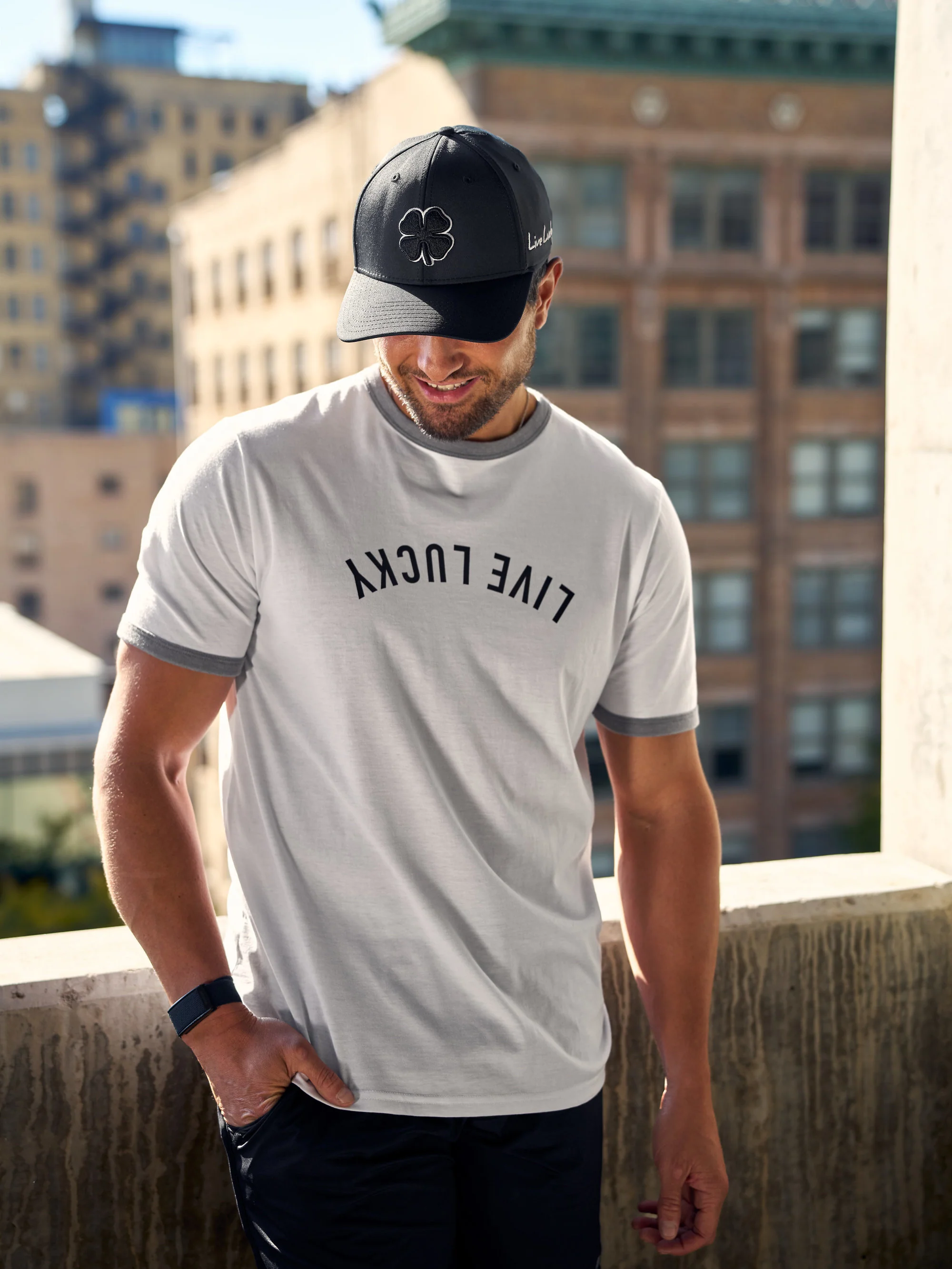 Ringer White - Flex Graphic Tee