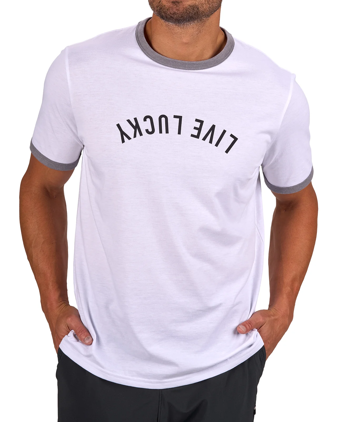 Ringer White - Flex Graphic Tee - Image 2