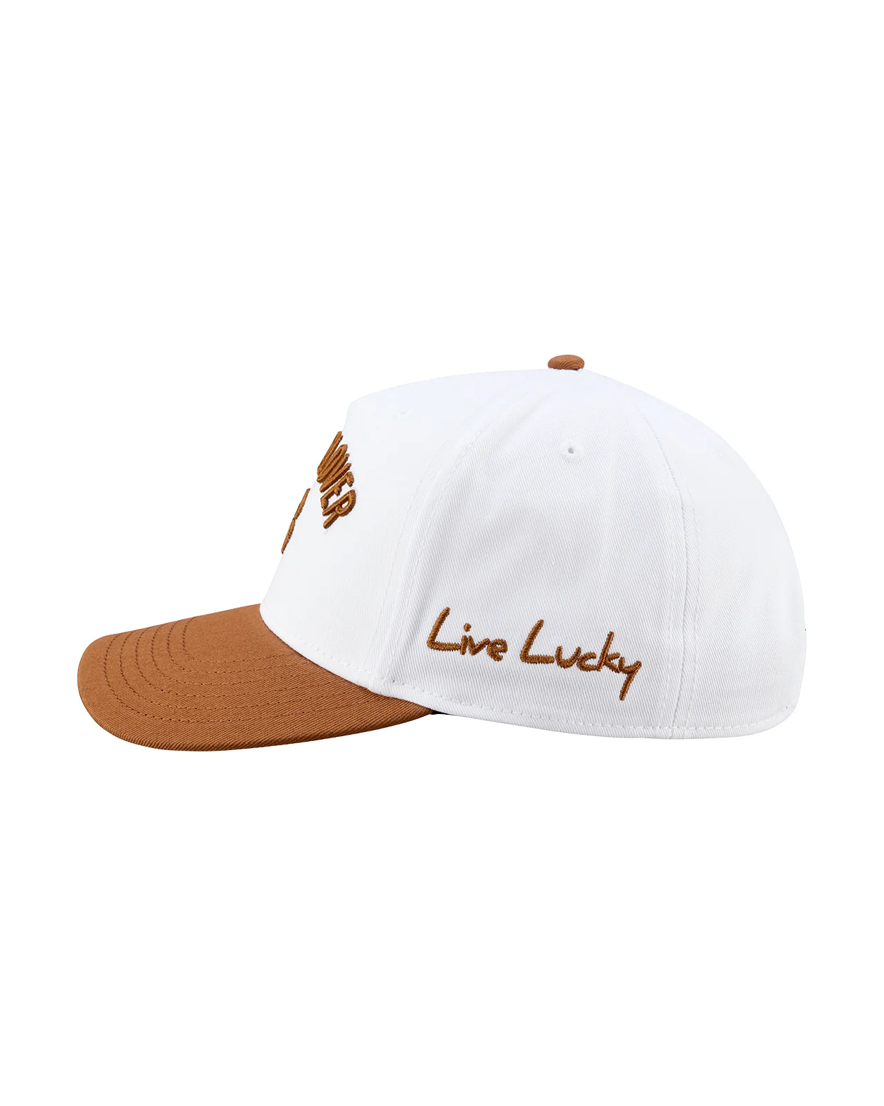 Timeless 6 White Cotton Twill Trucker Hat - Image 5