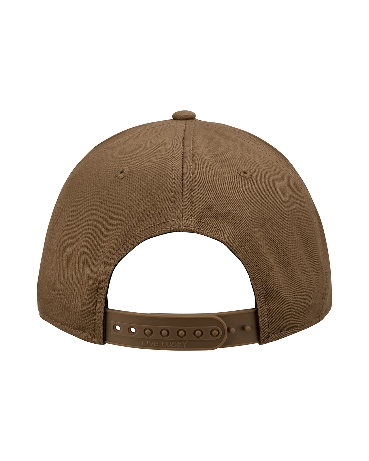 Upside Down Luck 11 Brown Cotton Twill Hat - Image 6