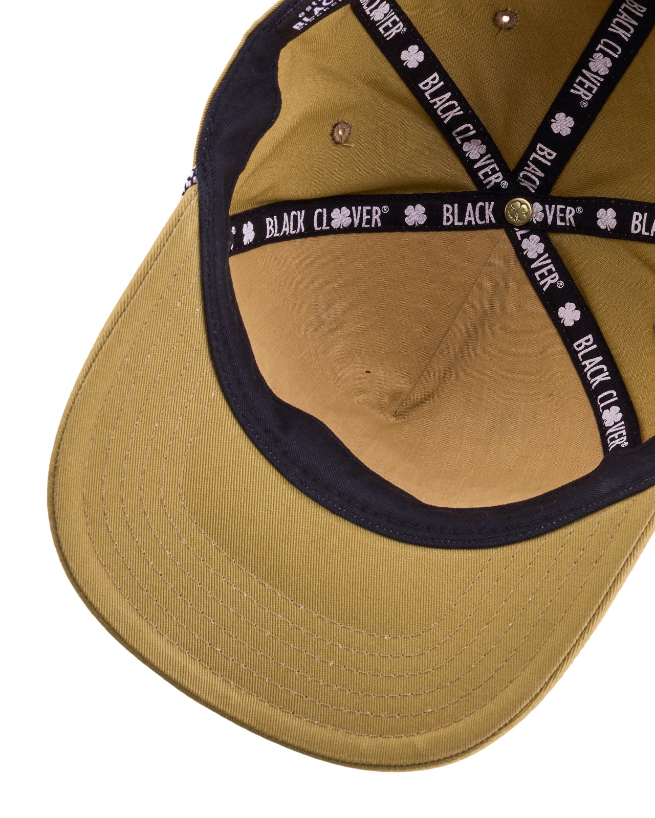 Upside Down Luck 12 Yellow Cotton Twill Hat - Image 6