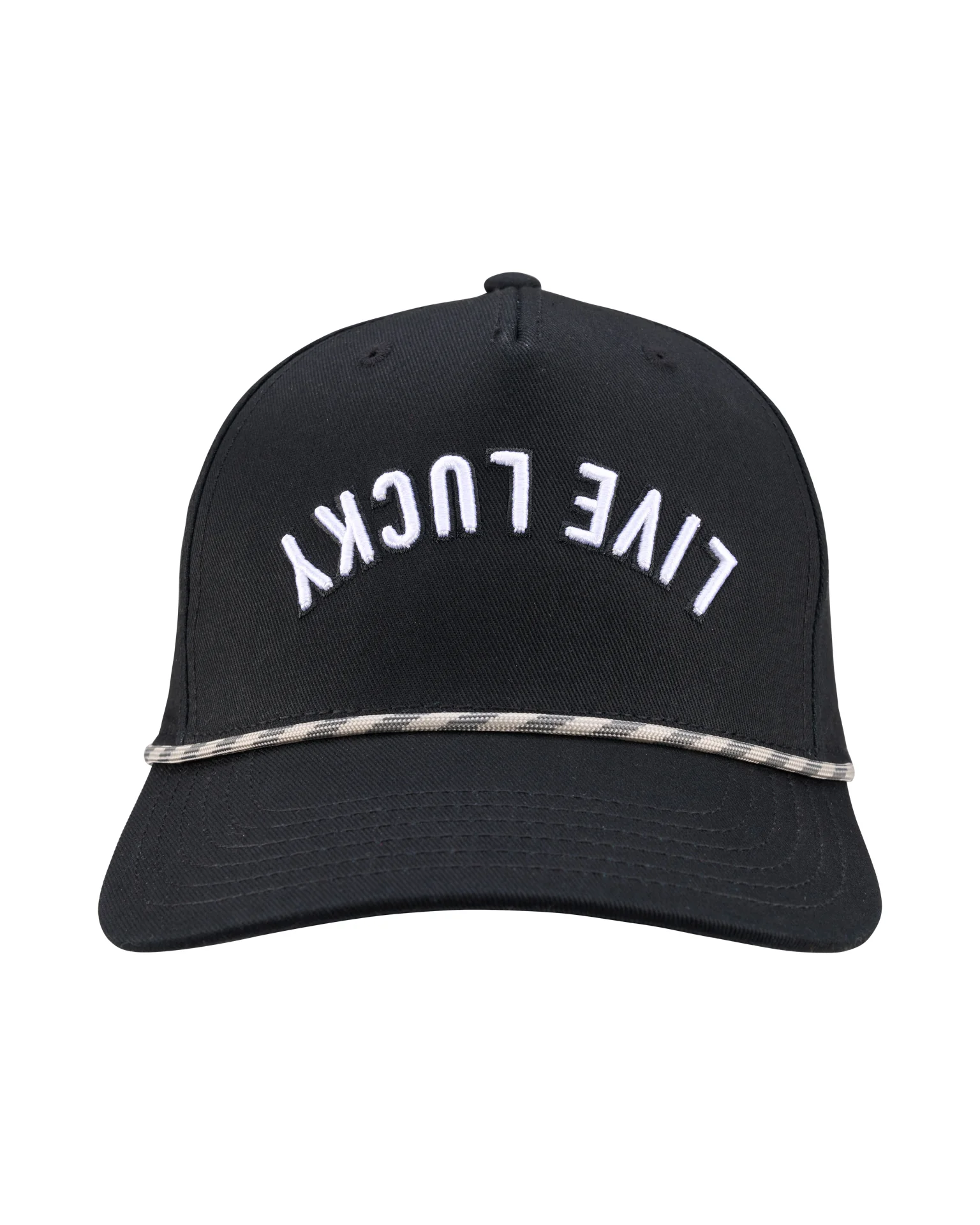Upside Down Luck 14 Black Cotton Twill Hat - Image 2