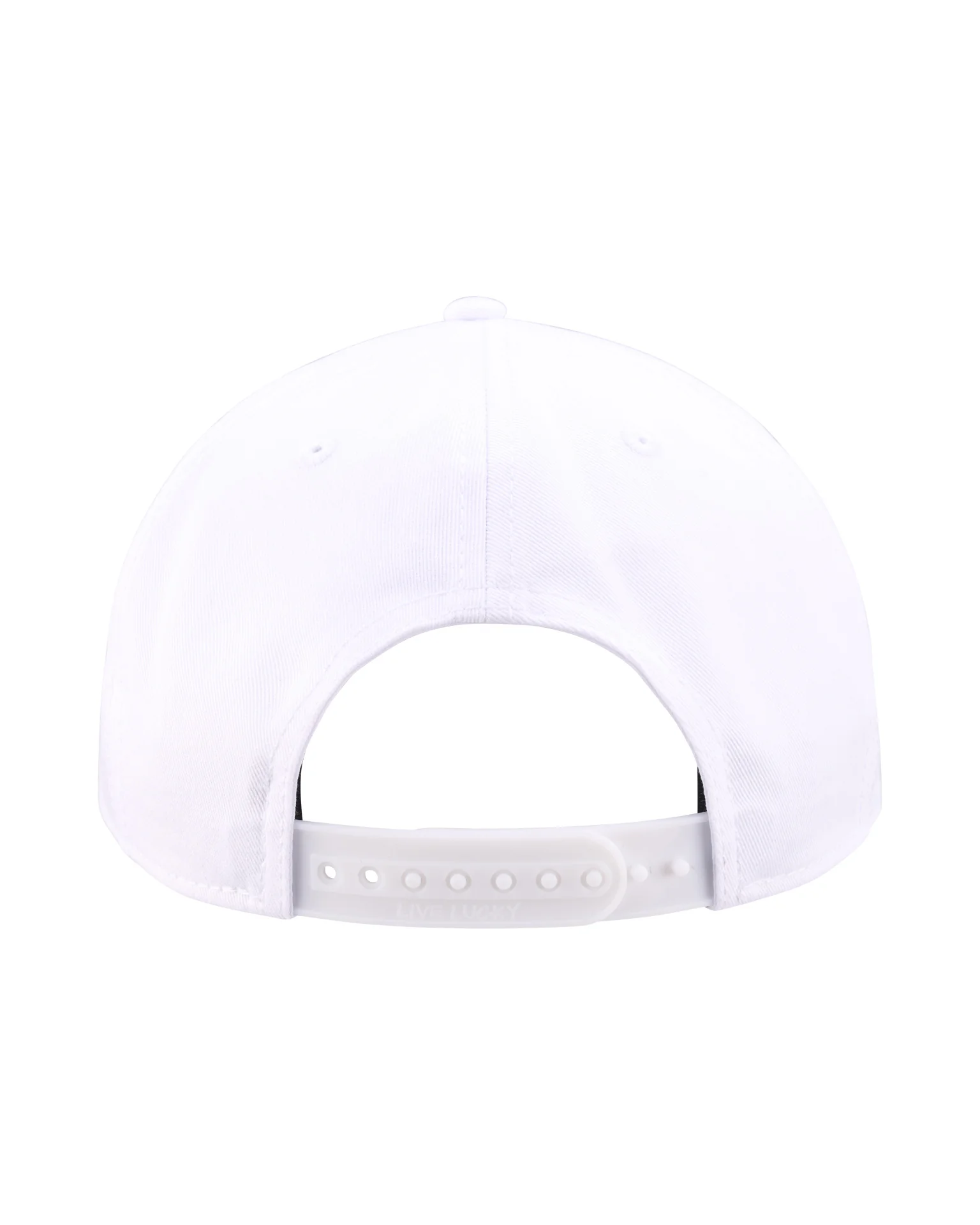Upside Down Luck 15 White Cotton Twill Hat - Image 5