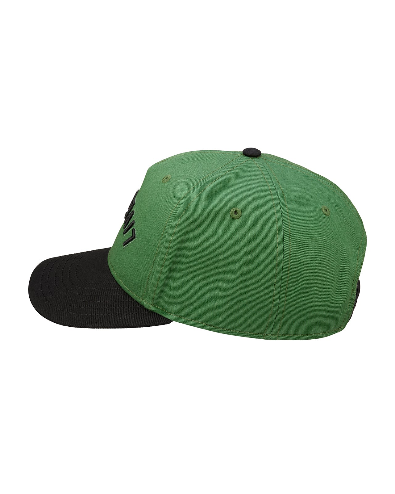 Upside Down Luck 6 Green Cotton Twill Hat - Image 4
