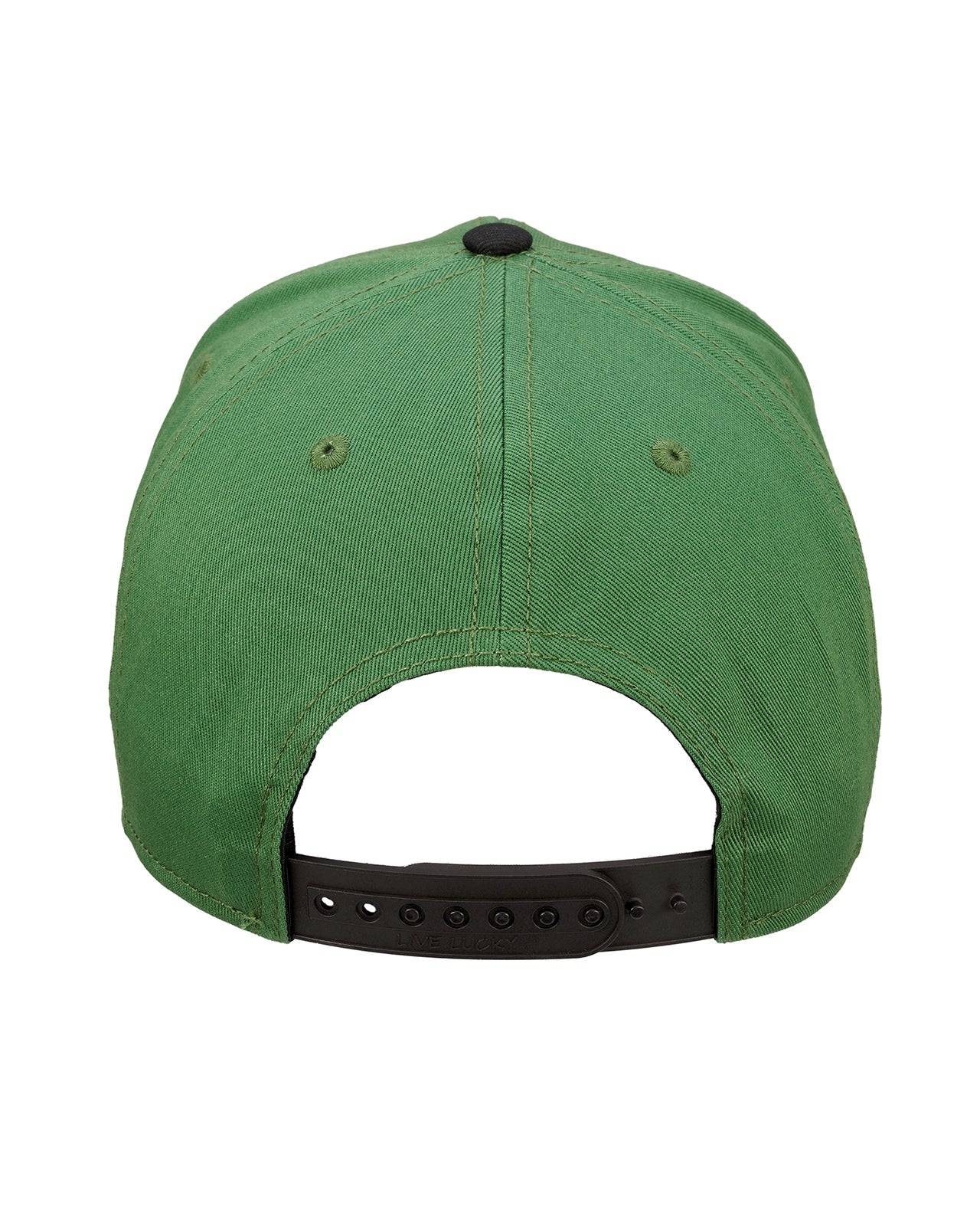 Upside Down Luck 6 Green Cotton Twill Hat - Image 5